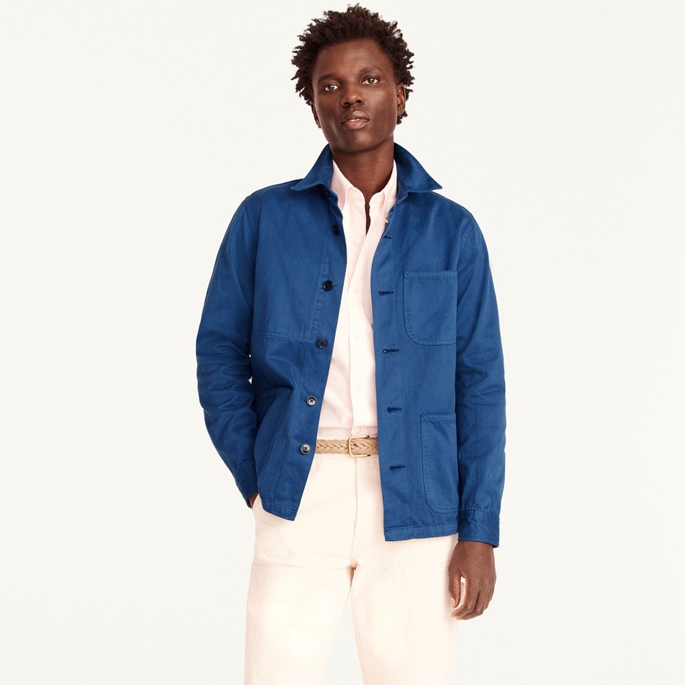 J. Crew Wallace & Barnes selvedge chino chore coat